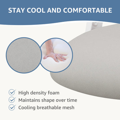 Ergonomic Mesh Office Chair - Lumbar Support & Flip-up Arms