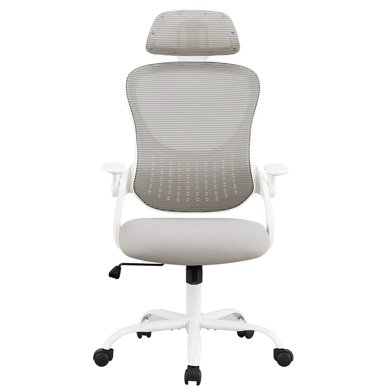 Ergonomic Mesh Office Chair - Lumbar Support & Flip-up Arms